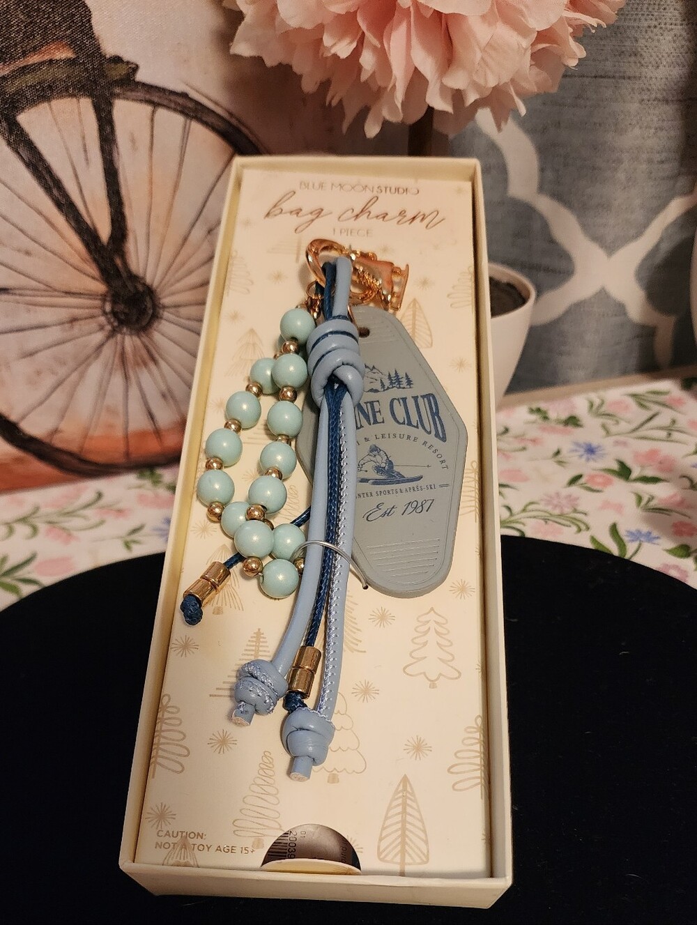 Blue Moon Studio Bag Charm